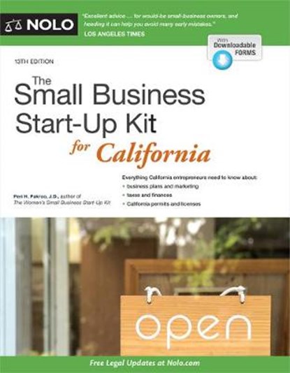 The Small Business Start-Up Kit for California, PAKROO,  Peri - Paperback - 9781413327250