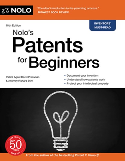Nolo's Patents for Beginners, David Pressman - Paperback - 9781413328684