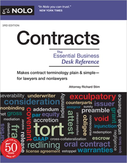 Contracts: The Essential Business Desk Reference, Richard Stim - Paperback - 9781413328929