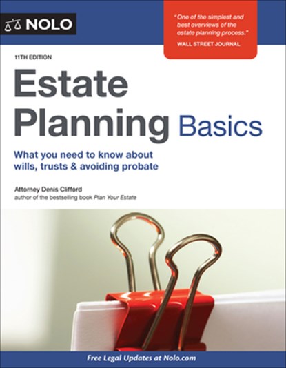 Estate Planning Basics, Denis Clifford - Paperback - 9781413329452