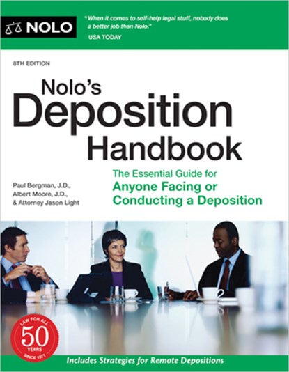 NOLOS DEPOSITION HANDBK 8/E 8/, Paul Bergman - Paperback - 9781413329872