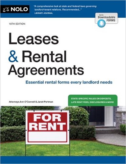 Leases & Rental Agreements, Ann O'Connell - Paperback - 9781413332728