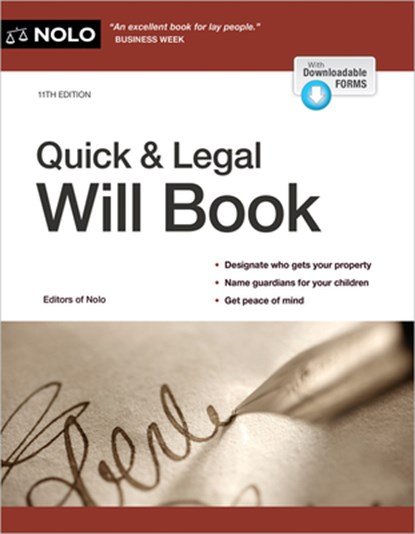 Quick & Legal Will Book, Denis Clifford - Paperback - 9781413332995