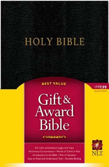 Gift and Award Bible-Nlt, Tyndale - Gebonden - 9781414302065