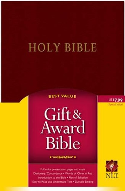 Gift and Award Bible-Nlt, Tyndale - Gebonden - 9781414302072