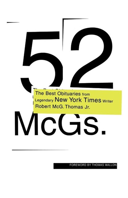 52 McGs., Robert McG. Thomas - Paperback - 9781416598275
