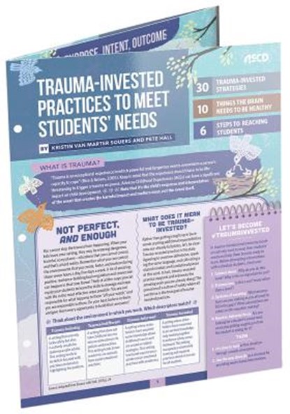 Trauma-Invested Practices to Meet Students' Needs (Quick Reference Guide), Kristin Van Marter Souers - Paperback - 9781416628026