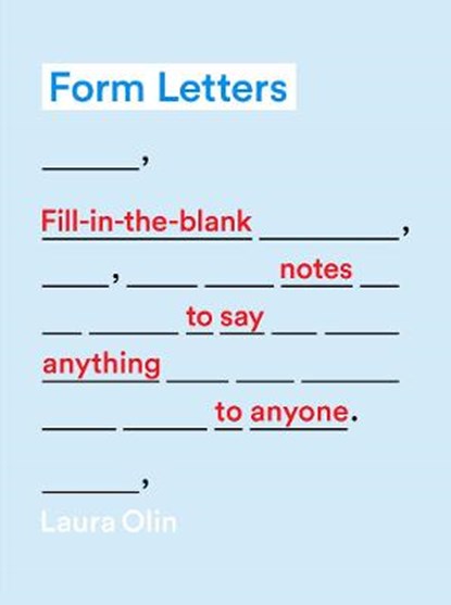 Form Letters, Laura Olin - Paperback - 9781419722189