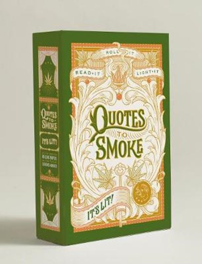 Quotes to Smoke: It's Lit!: Stash Box with 6 Packs of 32 Rol, niet bekend - Paperback - 9781419732546