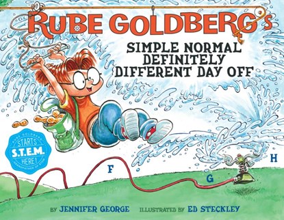 Rube Goldberg's Simple Normal Definitely Different Day Off, Jennifer George - Gebonden - 9781419748301