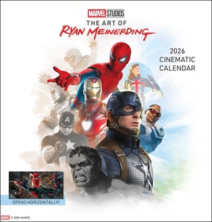 Marvel Studios: The Art of Ryan Meinerding 2026 Cinematic Wall Calendar, Marvel Entertainment - Paperback - 9781419784354