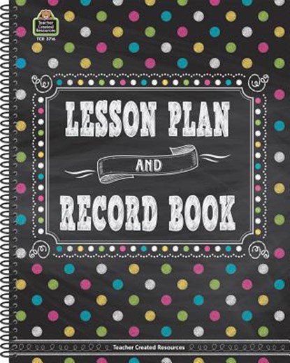 Chalkboard Brights Lesson Plan and Record Book, Teacher Created Resources - Paperback - 9781420637168