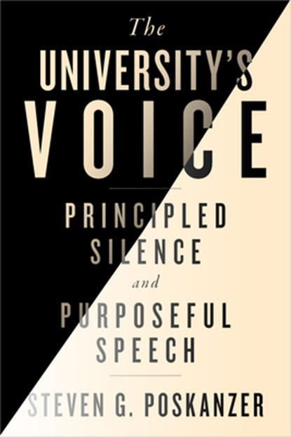 The University's Voice, Steven G. Poskanzer - Gebonden - 9781421453101