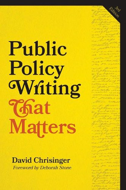 Public Policy Writing That Matters, David (Communications Analyst) Chrisinger - Paperback - 9781421454306