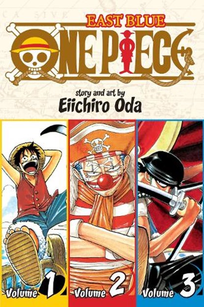 One Piece (Omnibus Edition), Vol. 1, Eiichiro Oda - Paperback - 9781421536255