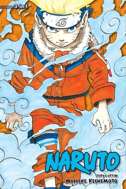 Naruto (3-in-1 Edition), Vol. 1, Masashi Kishimoto - Paperback - 9781421539898
