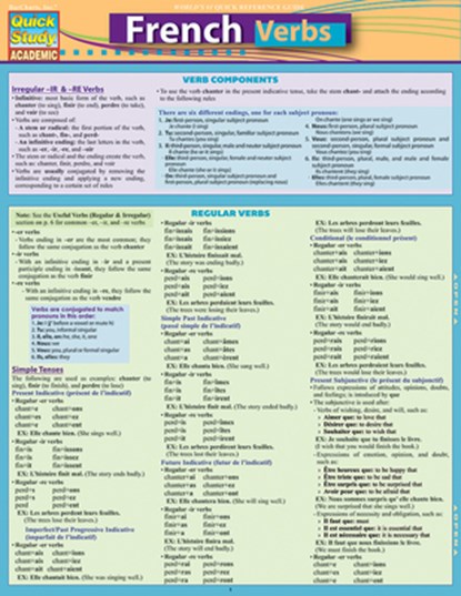 French Verbs, Liliane Arnet - Paperback - 9781423233145