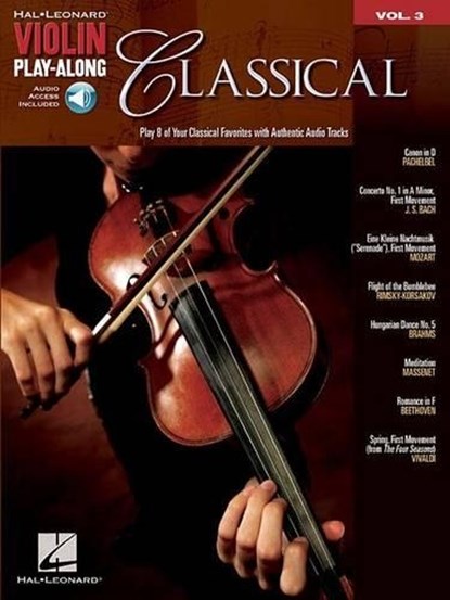 Classical - Violin Play-Along Volume 3 (Book/Online Audio), Hal Leonard Corp - Gebonden - 9781423413790