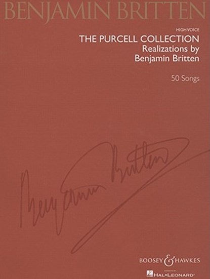 Benjamin Britten: The Purcell Collection: Realizations by Benjamin Britten; 50 Songs High Voice, Henry Purcell ; Benjamin Britten - Paperback - 9781423422525