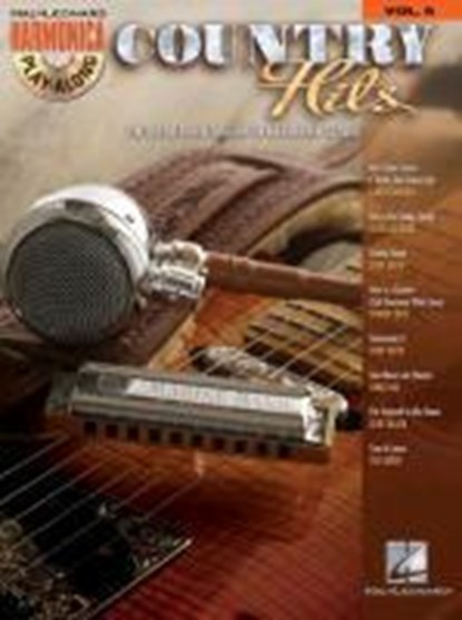 Country Hits: Harmonica Play-Along Volume 6 [With CD (Audio)], Hal Leonard Corp - Paperback - 9781423423928