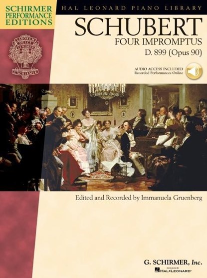 Schubert - Four Impromptus, D. 899 (0p. 90) Book/Online Audio [With CD (Audio)], Immanuela Gruenberg - Paperback - 9781423431121