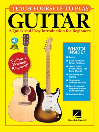 Teach Yourself to Play Guitar a Quick and Easy Introduction, Hal Leonard Corp - Paperback - 9781423442684