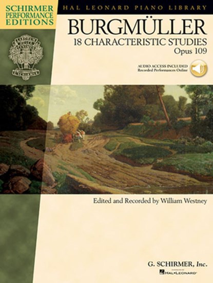 Johann Friedrich Burgmuller - 18 Characteristic Studies, Opus 109 Book/Online Audio, Johann Friedrich Burgmuller - Gebonden - 9781423458135