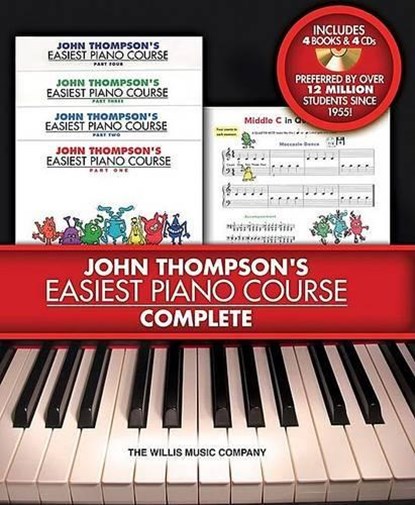 John Thompson's Easiest Piano Course - Complete, John Thompson - Gebonden - 9781423468226