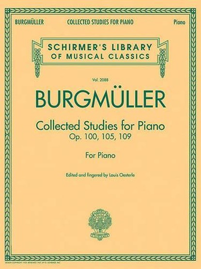 Collected Studies Op. 100 - Op. 105 - Op. 109, Louis Oesterle - Gebonden - 9781423490739