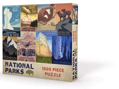National Parks Puzzle 1000 Piece, Gibbs Smith Gift - Gebonden - 9781423642633
