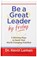 Be a Great Leader by Friday, Dr Kevin Leman - Gebonden - 9781424568321