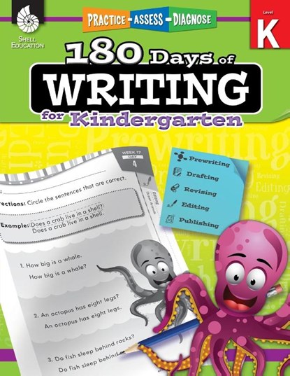 180 Days™: Writing for Kindergarten, Tracy Pearce - Paperback - 9781425815233