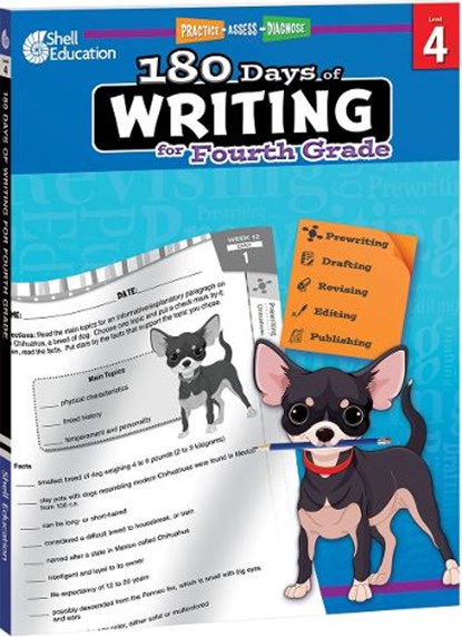 180 Days™: Writing for Fourth Grade, Kristin Kemp - Paperback - 9781425815271