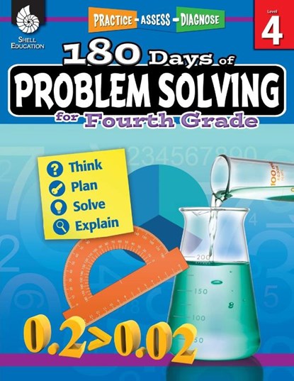 180 Days™: Problem Solving for Fourth Grade, Charles Aracich ; Chuck Aracich - Paperback - 9781425816162