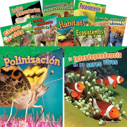 Let's Explore Life Science Grades 2-3 Spanish, 10-Book Set, Multiple Authors - Paperback - 9781425824891