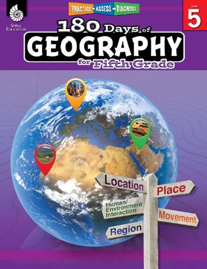 180 Days™: Geography for Fifth Grade, Kristin Kemp - Paperback - 9781425833060