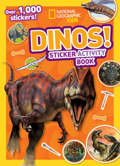 National Geographic Kids Dinos Sticker Activity Book, National Geographic Kids - Paperback - 9781426317736