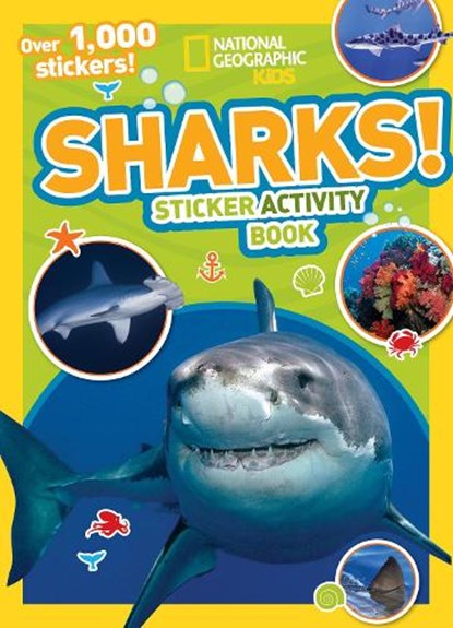 National Geographic Kids Sharks Sticker Activity Book, National Geographic Kids - Paperback - 9781426317743
