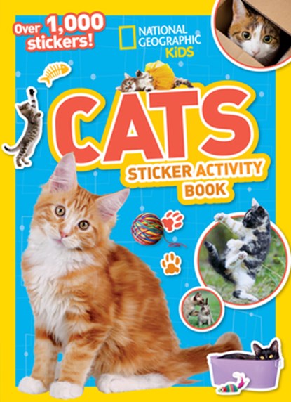 National Geographic Kids Cats Sticker Activity Book, National Geographic Kids - Paperback - 9781426328008