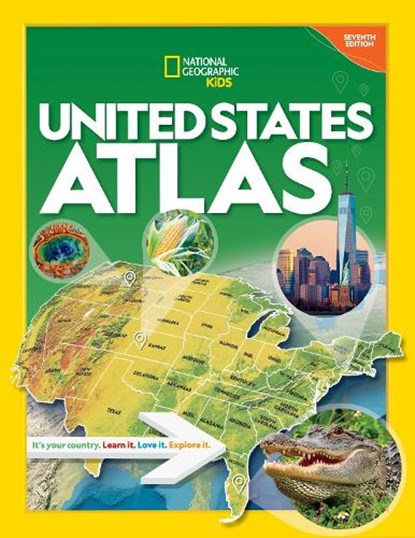 National Geographic Kids United States Atlas 7th edition, National Geographic - Paperback - 9781426375248