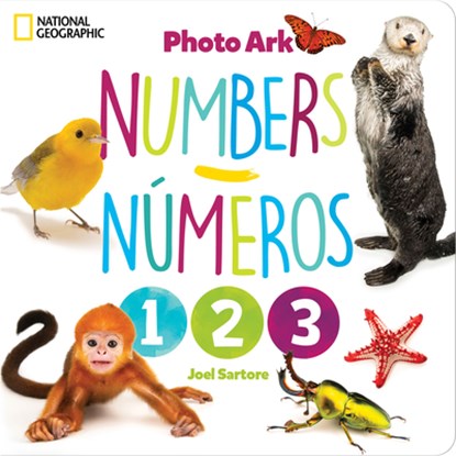 National Geographic Photo Ark Numbers / Números: Board Book: Bilingual English-Spanish, Joel Sartore - Gebonden - 9781426376047