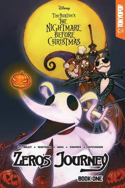 Disney Manga: Tim Burton's The Nightmare Before Christmas -- Zero's Journey Graphic Novel Book 1 (official full-color graphic novel, collects single chapter comic book issues #0 - #5), D.J. Milky - Paperback - 9781427858979