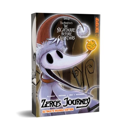 Disney Tim Burton's the Nightmare Before Christmas: Zero's Journey (Ultimate Manga Edition with Sprayed Edges), D. J. Milky - Paperback - 9781427880512