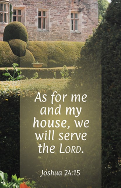 General Worship Bulletin: As for Me (Package of 100): Joshua 24:15 (Kjv), Broadman Church Supplies Staff - Paperback - 9781430084624