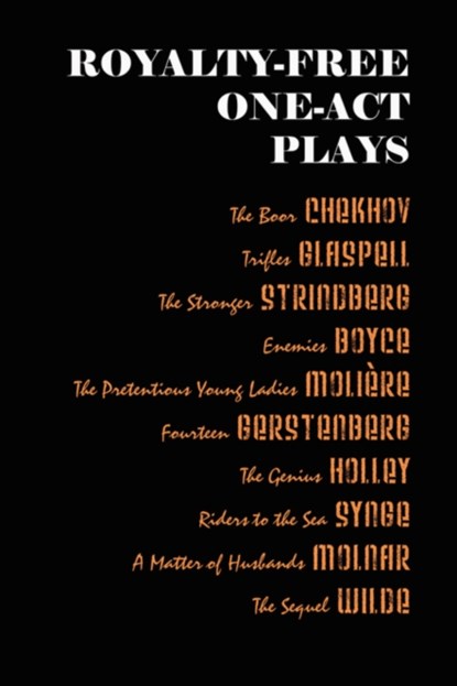 Royalty-Free One-Act Plays, Anton Chekhov ; August Strindberg ; Moliere - Paperback - 9781430329701