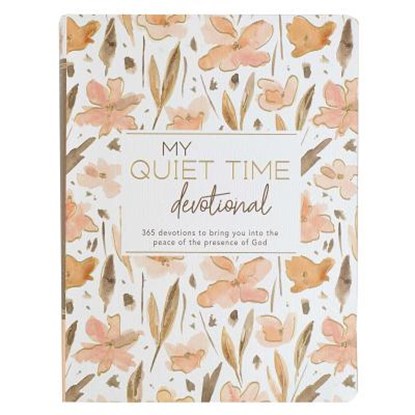 My Quiet Time Devotional - 365 Devotions for Women to Bring You Into the Peace of the Presence of God Peach Floral Softcover Flexcover Gift Book W/Rib, Carolyn Larsen - Paperback - 9781432129125