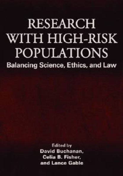 Research with High-risk Populations, niet bekend - Gebonden - 9781433804243