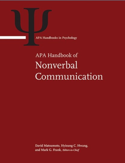 APA Handbook of Nonverbal Communication, David Matsumoto ; Hyisung C. Hwang ; Mark G. Frank - Gebonden - 9781433819698
