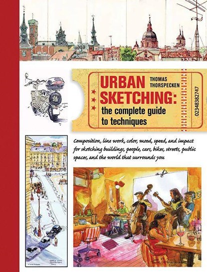URBAN SKETCHING, Thomas Thorspecken - Paperback - 9781438003412