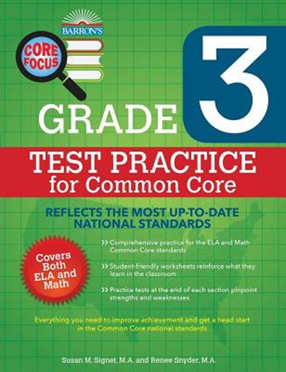Core Focus Grade 3: Test Practice for Common Core, Susan M. Signet - Paperback - 9781438005515